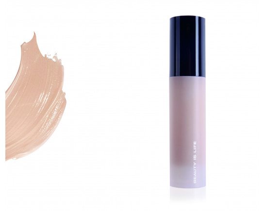 BEIGE SATIN  02W-C - SATIN FOUNDATION LIQUID MAKE UP 30ML BEAUTY IS LIFE