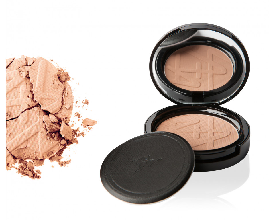 LIGHT BEIGE 02W-C - POWDER COMPACT 10G BEAUTY IS LIFE