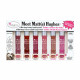 HUGHES MINI KIT VOL.3 -  LIPSTICK LIQUID 6x1.2ML THEBALM