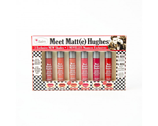 HUGHES MINI KIT VOL.14 - LIPSTICK LIQUID 6x1.2ML THEBALM