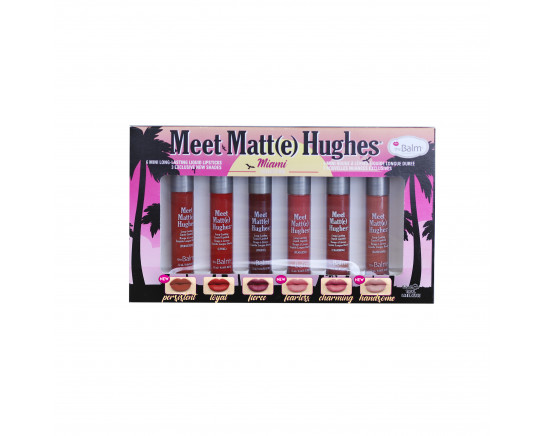 HUGHES MINI MIAMI -  LIPSTICK LIQUID 6x1.2ML THEBALM