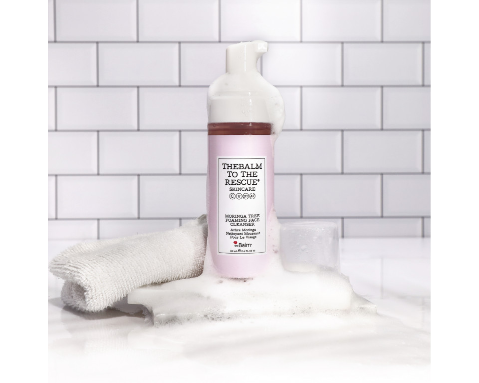 THEBALM TO THE RESCUE MORINGA TREE FOAMING FACE CLEANSER 160ML - THE BALM THEBALM TO THE RESCUE MORINGA TREE FOAMING FACE CLEANSER 160ML - THE BALM