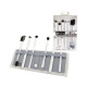 BEAUTIFUL EYES FLIP KIT WHITE 7PC MODA ROYAL BRUSH