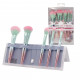 MYTHICAL SPLASH TRAVEL BRUSH KIT 6PC MODA ROYAL BRUSH