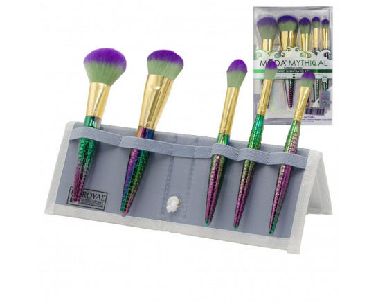 MYTHICAL SWEET SIREN BRUSH KIT 6PC MODA ROYAL BRUSH