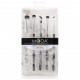 SMOKE SHOW EYE KIT BLACK-WHITE  5PC ROYAL BRUSH