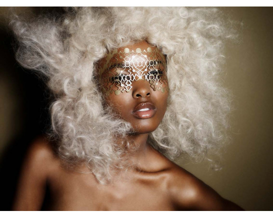 MASK HIPSTAR GOLD FACE LACE